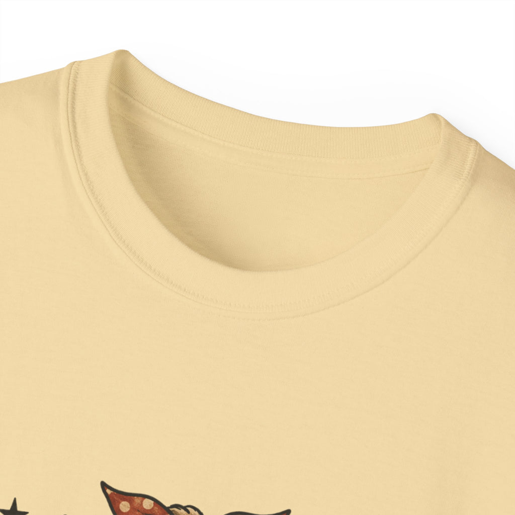 Tattoo-Inspired Cow Tee — Funny Cow Lover Shirt for Farmers & Homesteaders
