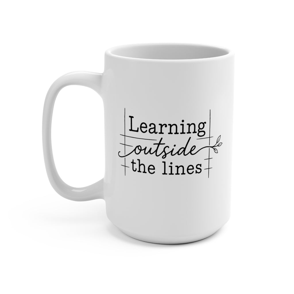 Inspiring Homeschool Quote Mug — 15oz Ceramic Teacher & Parent Gift
