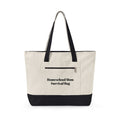 Survival Bag Zippered Canvas Tote