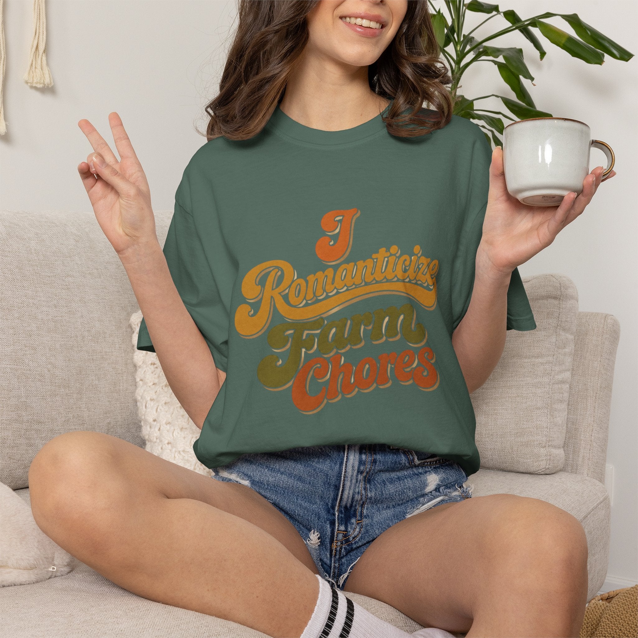 Homestead Content Creator T-Shirt — Funny Farm Life Saying